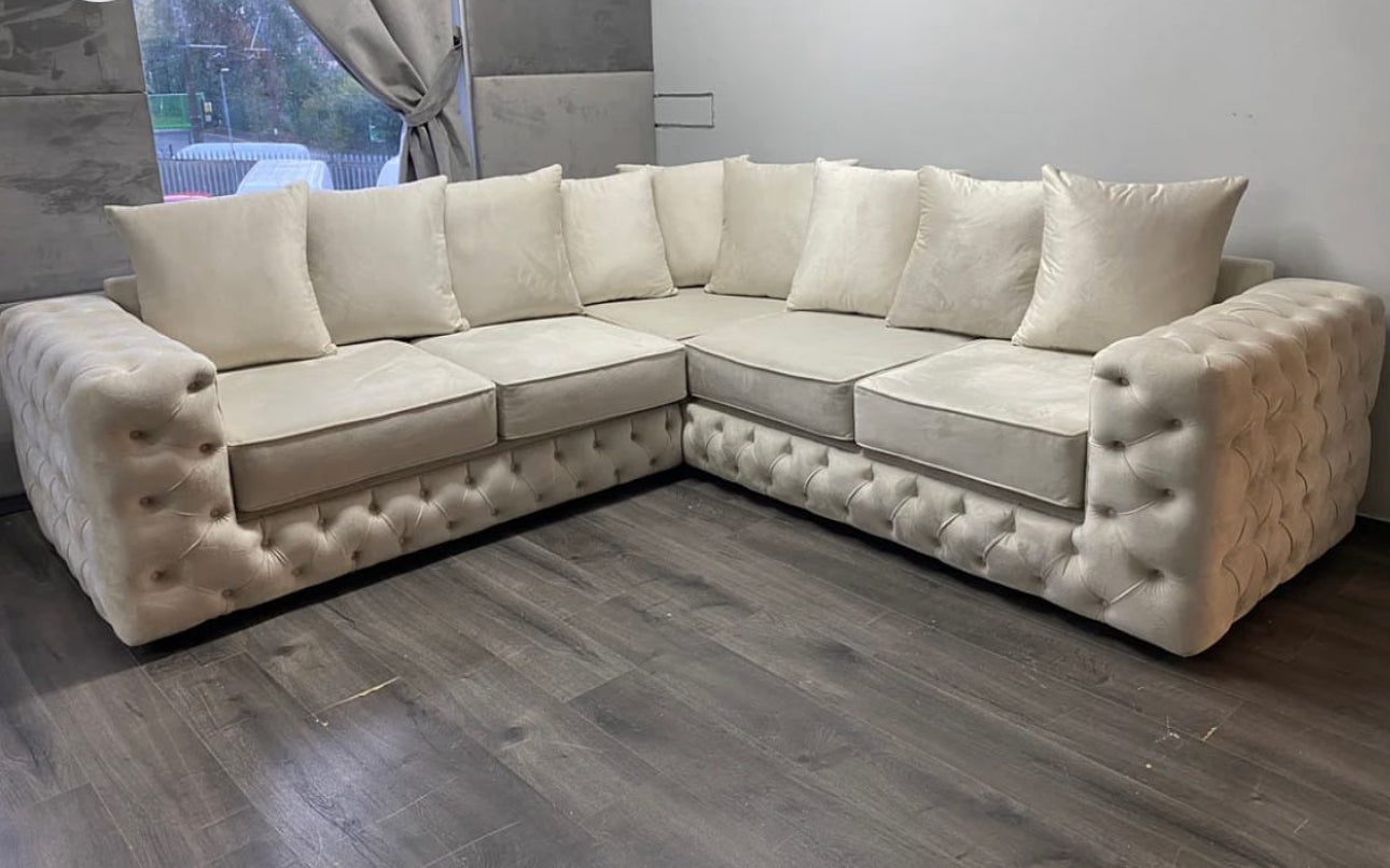 SALE!! Cream Stella Corner Sofa