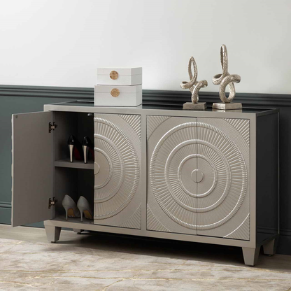 Cirque Champagne 4 Door Sideboard