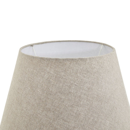 Amalfi Grey Table Lamp With Linen Shade