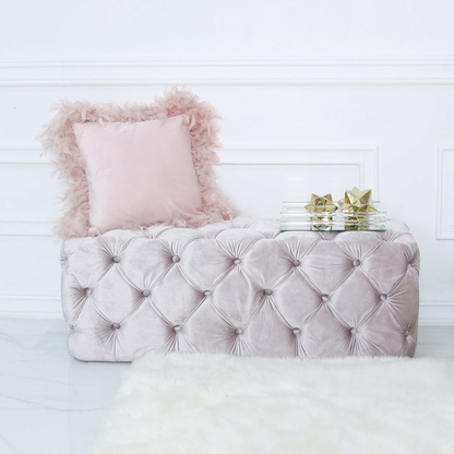 Belle Soft Tufted Bench