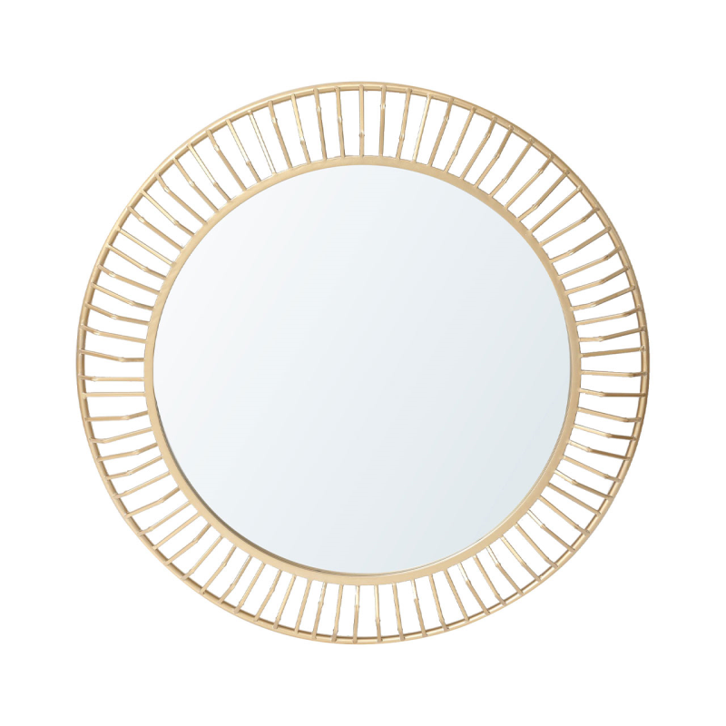 81.3cm Gold Round Wall Mirror