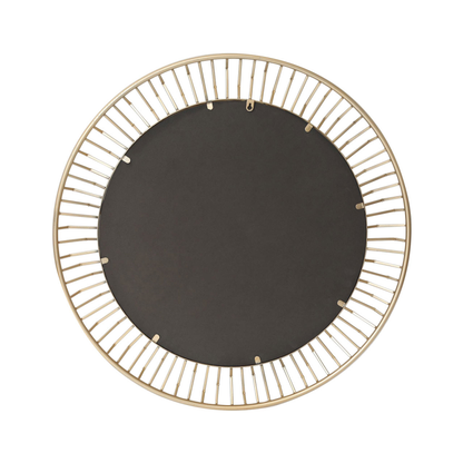 81.3cm Gold Round Wall Mirror