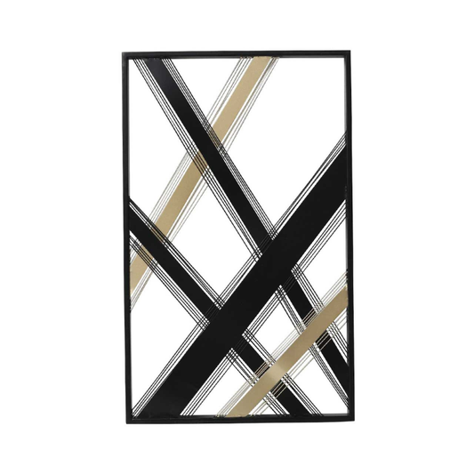 66cm Black and Gold Wall Decoration