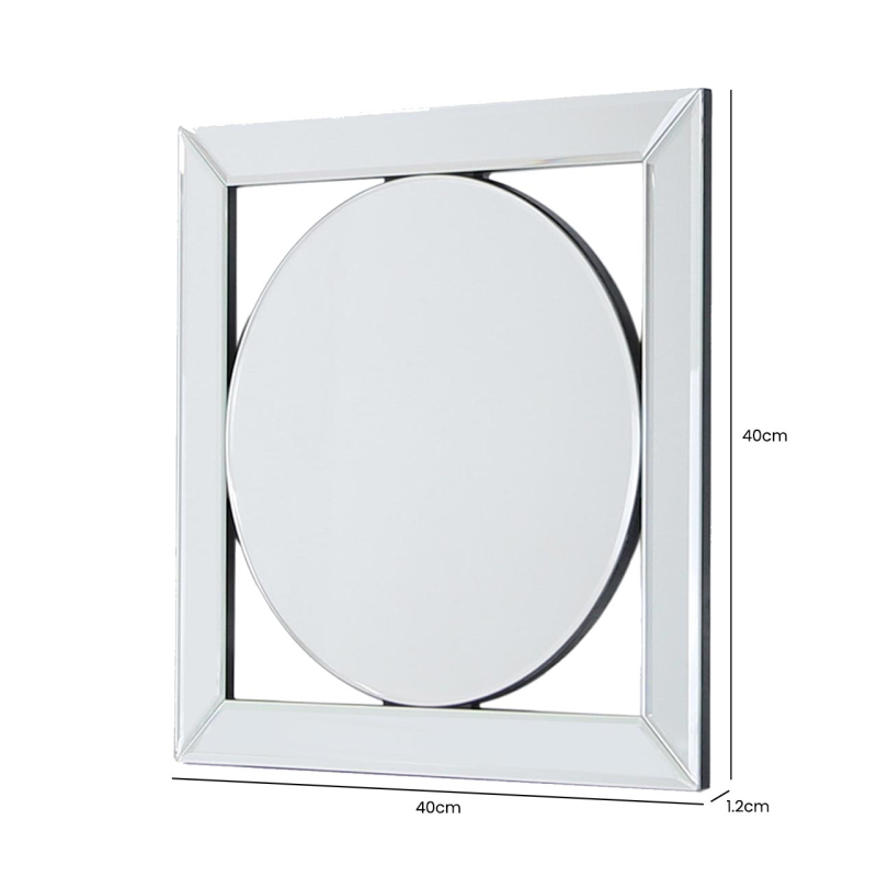 40cm Circle Mirror Wall Art