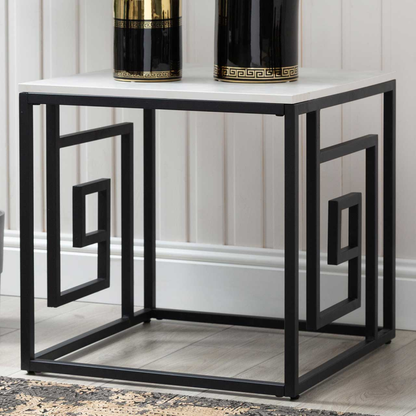 Devon Black and Grey End Table