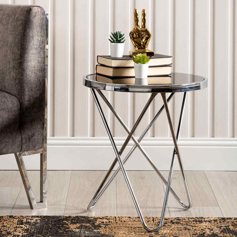 Atom Black End Table