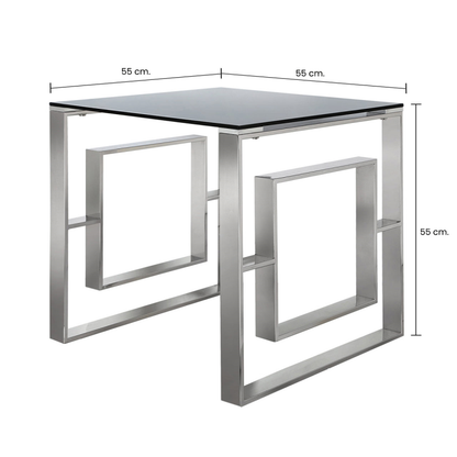 Apex Chrome End Table