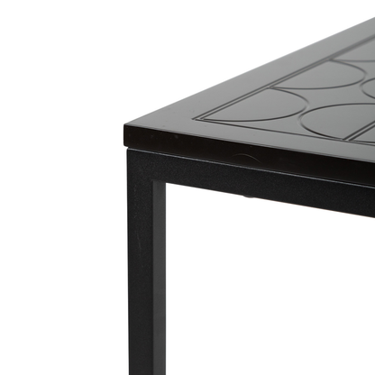 Solenn Black End Table