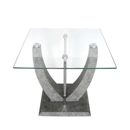 Leo Grey End Table