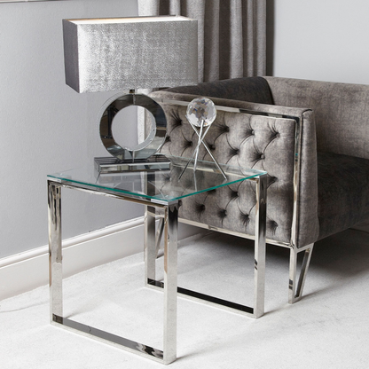 Harry Stainless Steel End Table