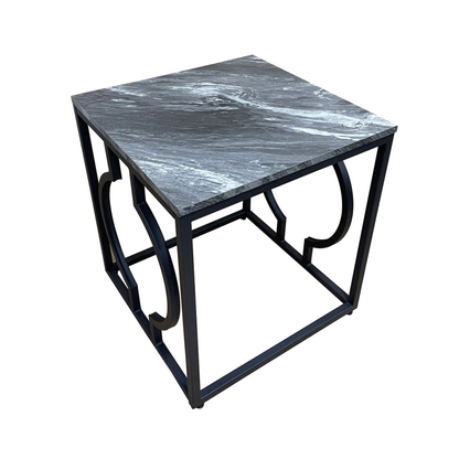 Alore Black Metal End Table