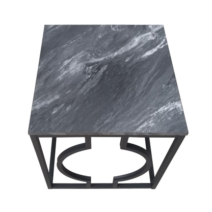 Alore Black Metal End Table