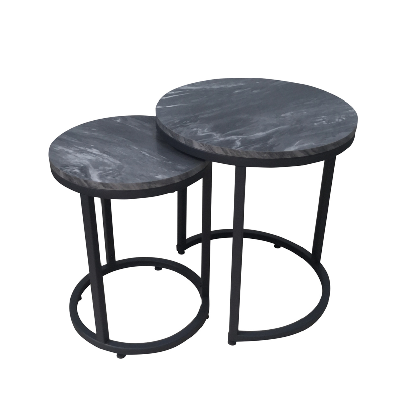 Alore Set of 2 Black End Table