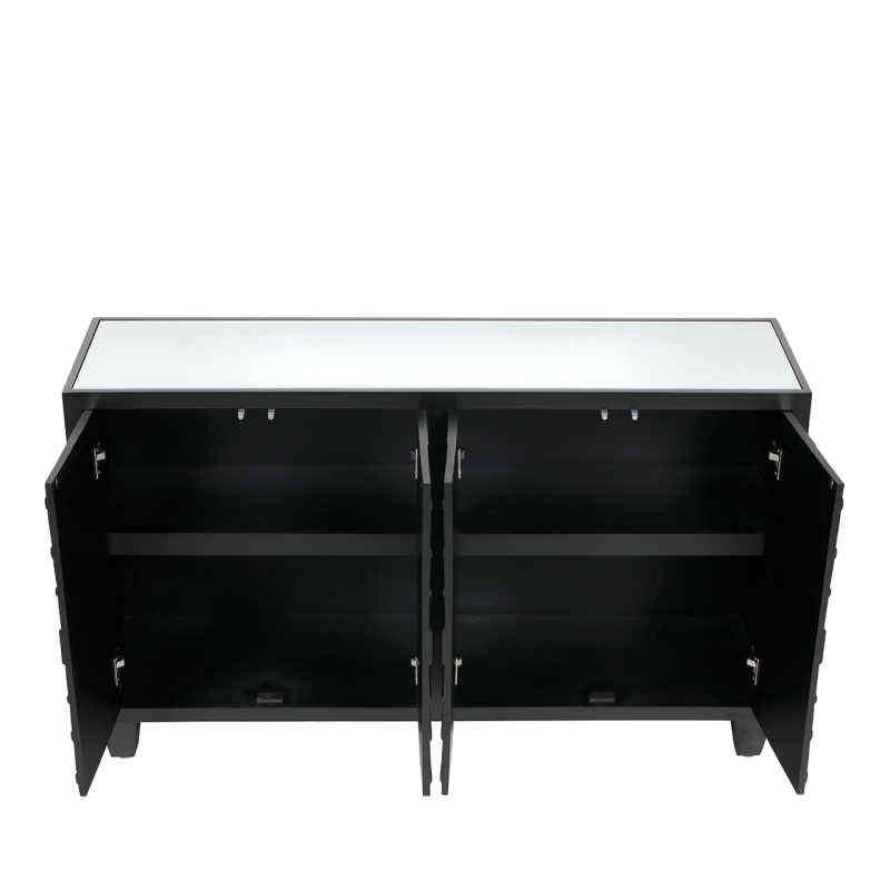 Cirque 4 Door Sideboard Black