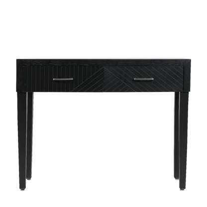 Solano Black Console Table