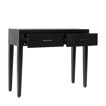 Solano Black Console Table