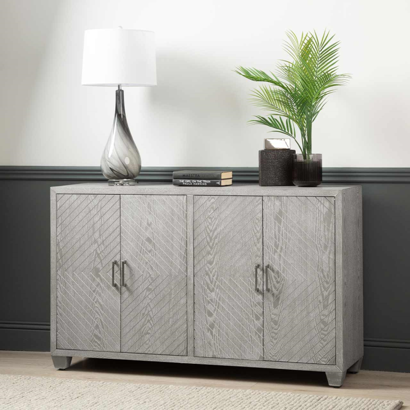 Venus 4 Door Sideboard Grey