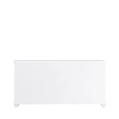 Torino White Wood 7 Drawer Chest