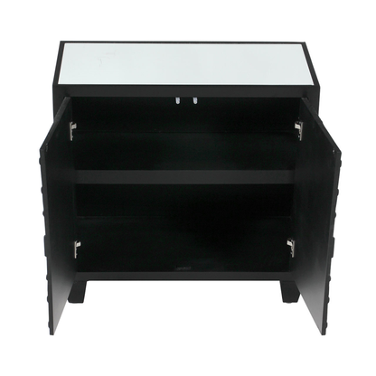 Cirque 2 Door Cabinet Black