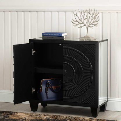 Cirque 2 Door Cabinet Black