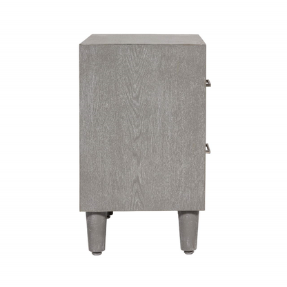 Venus 2 Drawer Bedside Cabinet Grey