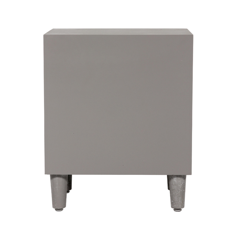 Venus 2 Drawer Bedside Cabinet Grey