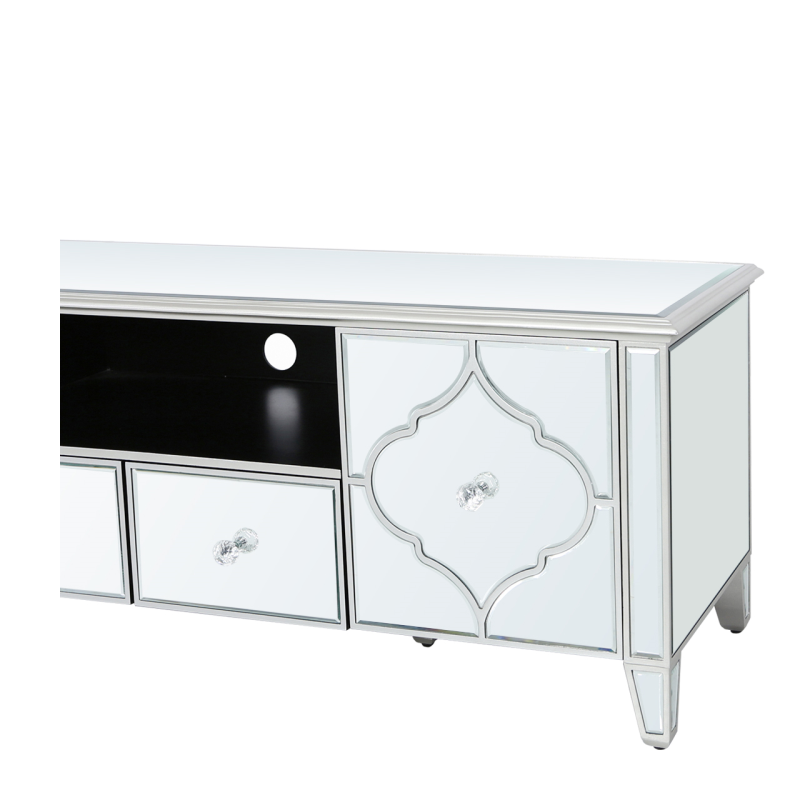 Marrakech Silver Mirror TV Entertainment Unit