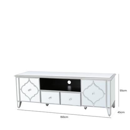 Marrakech Silver Mirror TV Entertainment Unit