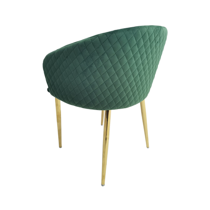 Cade Green Velvet with Gold Legs Dining Chair