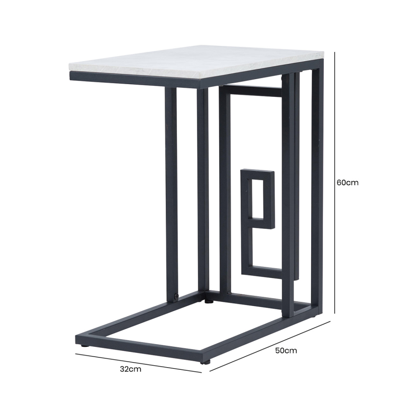 Devon Black and Grey Sofa Table