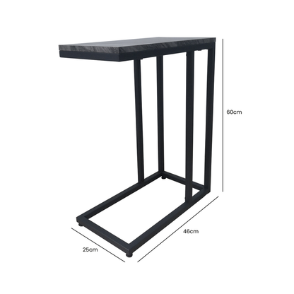 Alore Black Metal Sofa Table