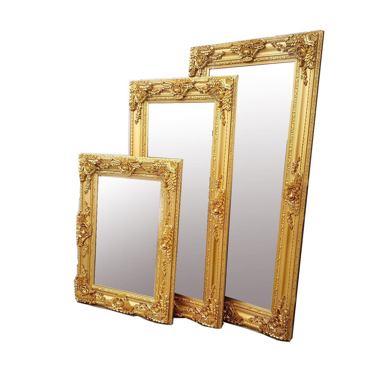 Rome Bevel Mirror in Gold