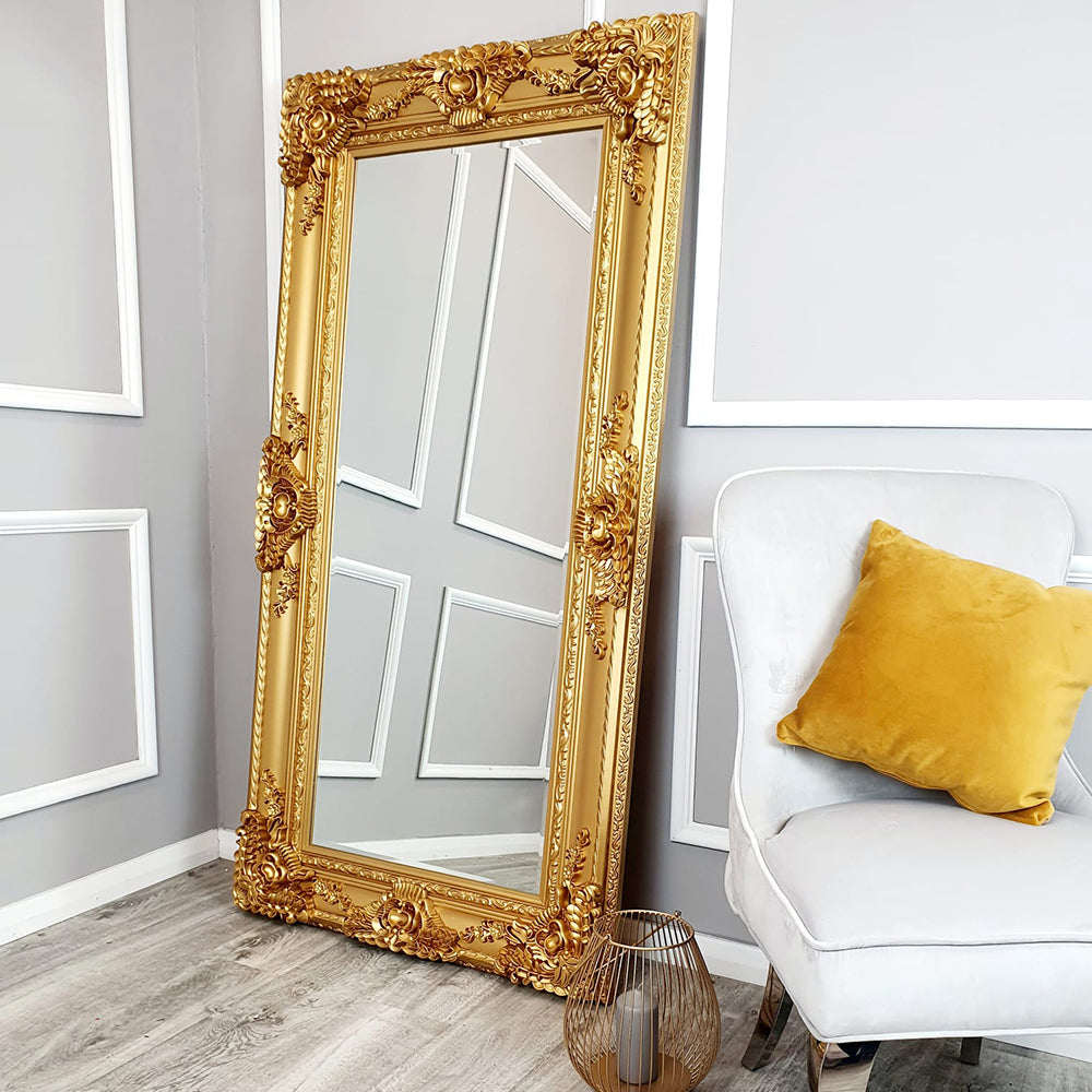 Rome Bevel Mirror in Gold