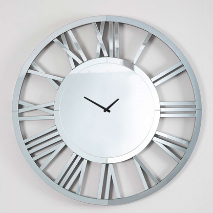 80cm Round Mirror Wall Clock