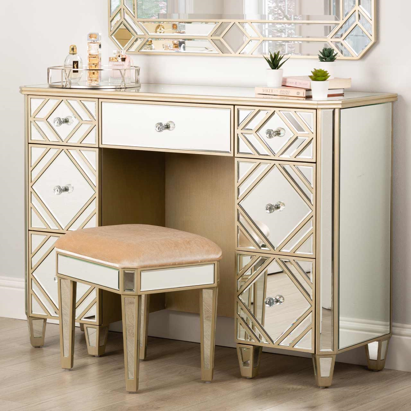 Becca 7 Drawer Dressing Table