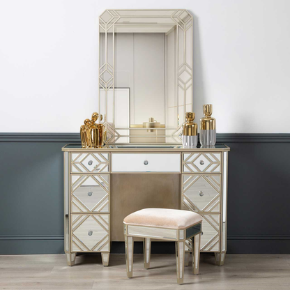 Becca 7 Drawer Dressing Table