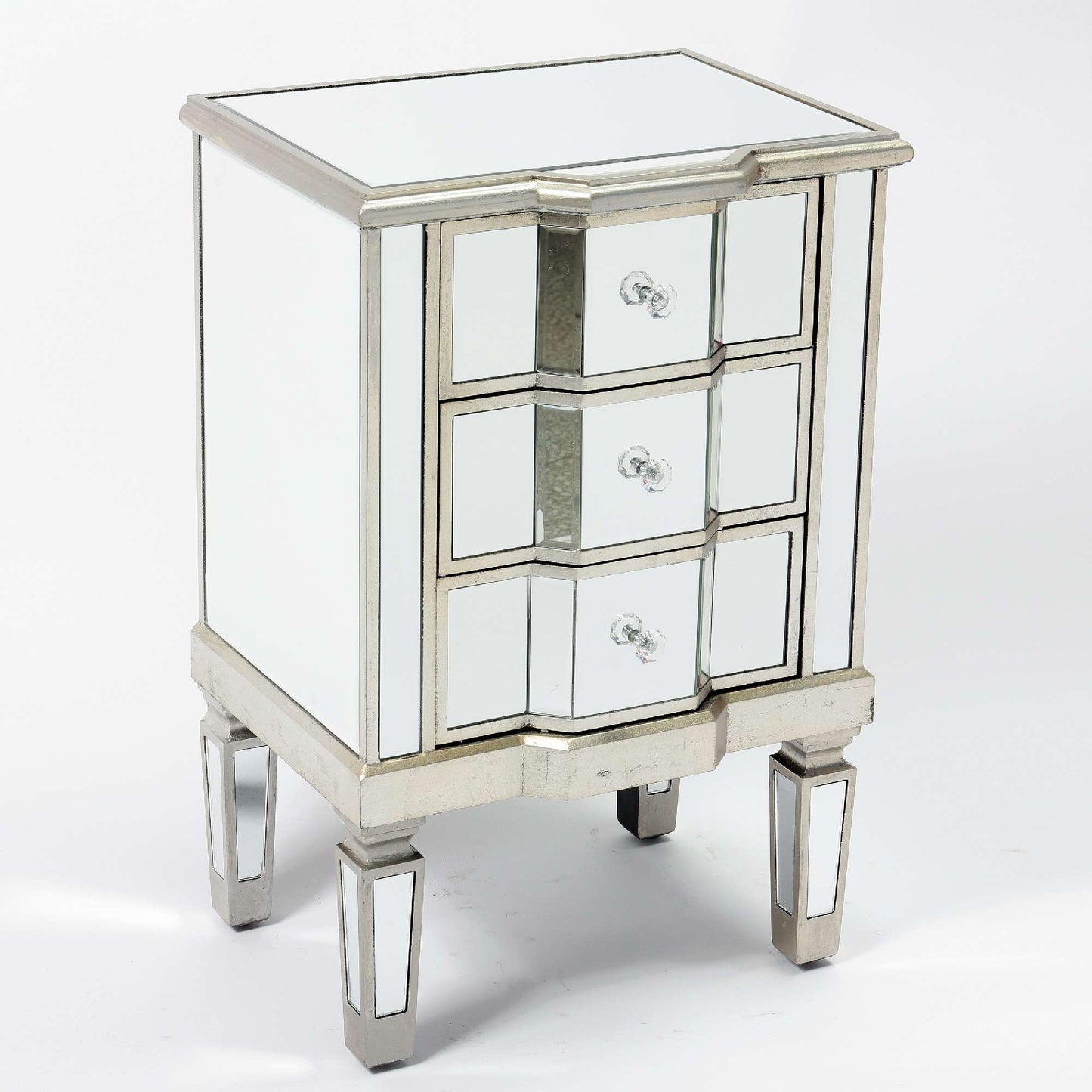 Vintage Venezia Mirrored Bedside Table