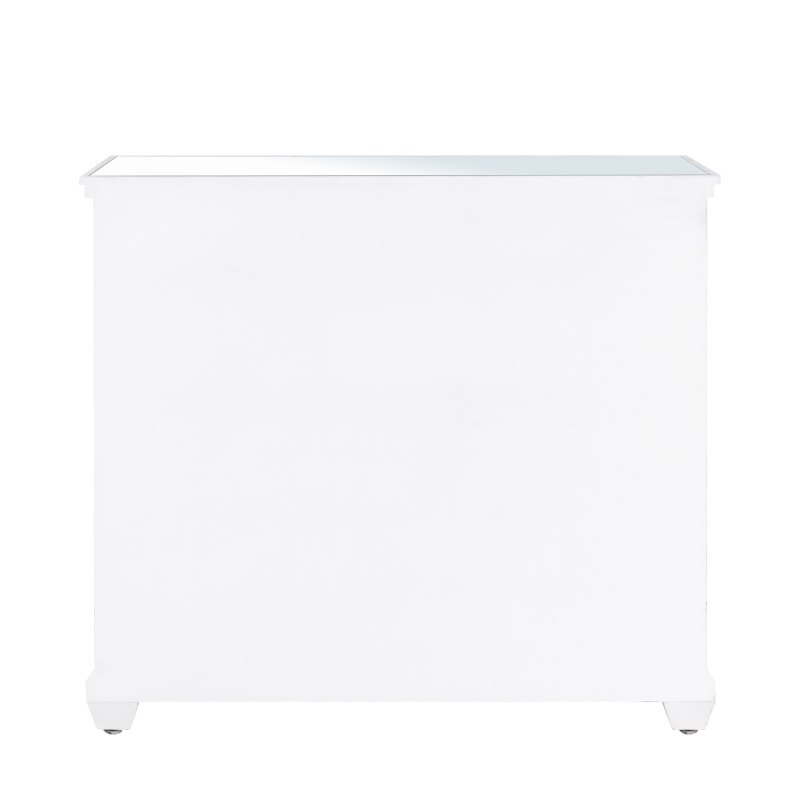 Torino White Wood 3 Drawer Chest