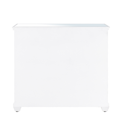 Torino White Wood 3 Drawer Chest