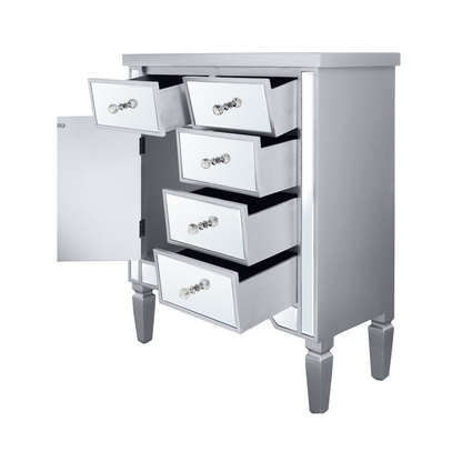 Vista Silver Wood Chest