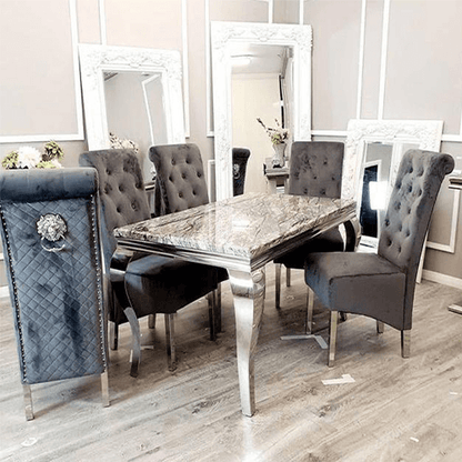 Louis Dining Table Set Emma Chairs