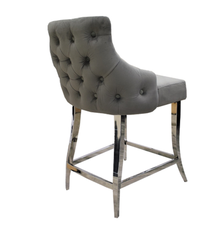 Capri Button Backed Bar Stool