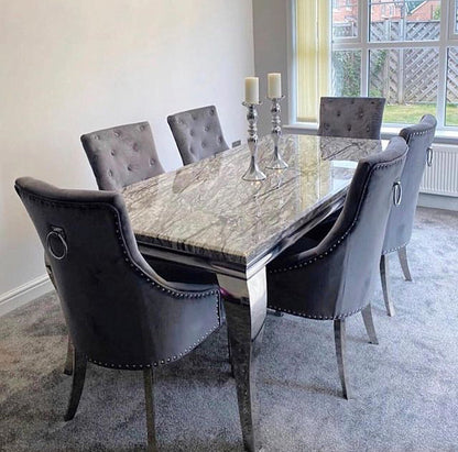 Louis Dining Table Set Duke Chairs