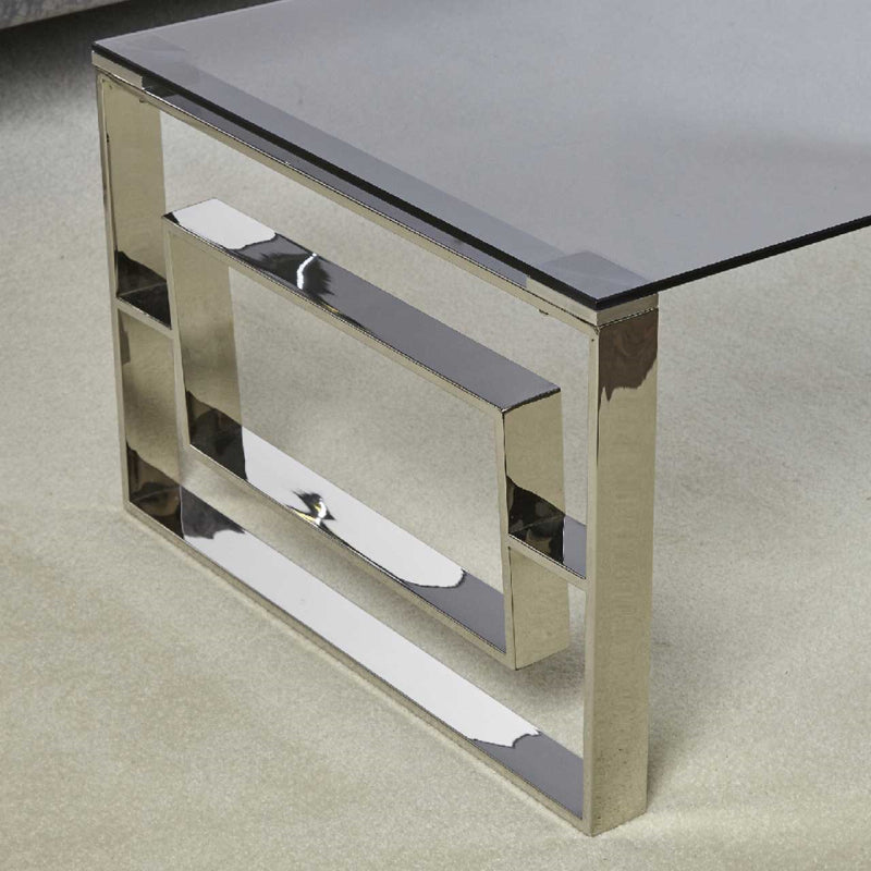 Apexi Chrome Coffee Table