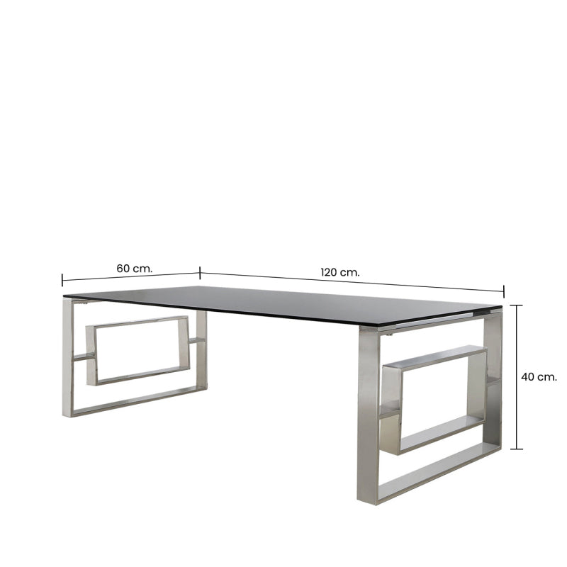 Apexi Chrome Coffee Table