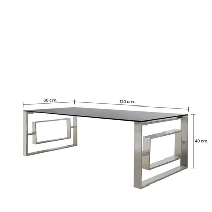 Apexi Chrome Coffee Table