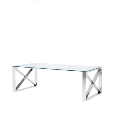 Zeni Stainless Steel Coffee Table