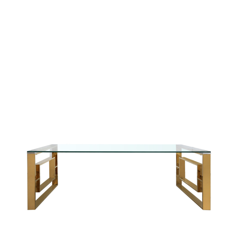 Apexi Gold Metal Coffee Table