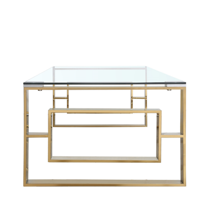 Apexi Gold Metal Coffee Table