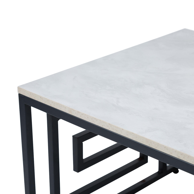 Devi Black and Grey Coffee Table